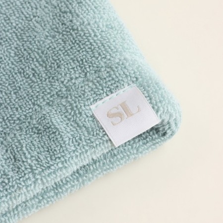 Tainted female bathrobe SL Home: Basic "Azzura", size S, 100% cotton, 420 g/m2-14