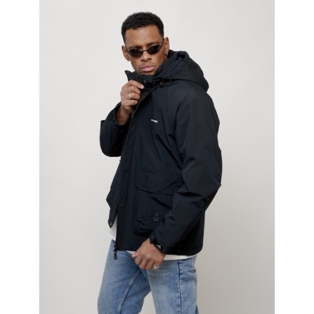 Male spring jacket, size 50, dark blue color-13