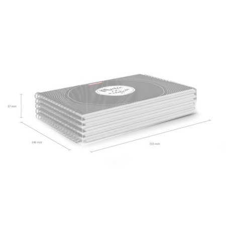 Note for notes a5 24 sheets on the crest Erichkrause Just Music, the cover coated cardboard, with reference information-5