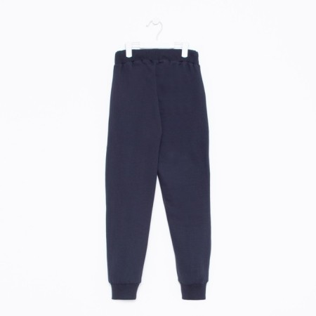 Pants for a boy, dark blue color, height 140 cm-1