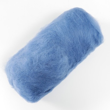 Fasting wool "cardoches" 100% half -toned wool 100g (022 jeans)-1