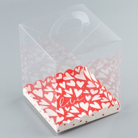 Confectionery box, chest, packaging, “Favorite heart”, 14 x 14 x 18 cm-2