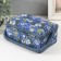 Casket for needlework "Field flowers on blue" 18x12x9.5 cm