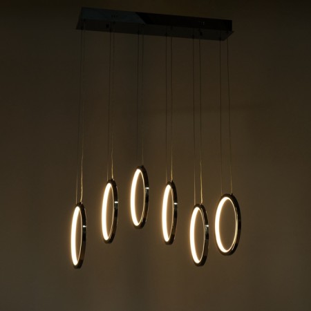 Lamp with DDD "Lorein" LED 60W 3000-6000K black chrome 55.5x25x25-125 cm-8