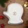 New Year! Ceramic dish "New Year's fairy tale", 20x17.5x3 cm, white color