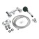 Soul mixer Zein ZC2053, Cran-Box Brass 1/2 ", with a shower set, chrome