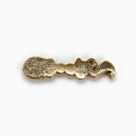 Spoon-hareman with a stone "wallet talisman", 4 x 1 cm-3