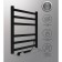 Electric towel Indigo Oktava Slim 3, 600x500 mm, hidden installation, black