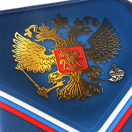 Penal 1 section 130 x 190 mm, Hatber "I love Russia", laminated cardboard, blue (volumetric 3D risun) NPN_4403-5