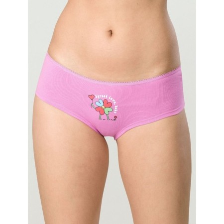 Female cowards, size 44, pink color