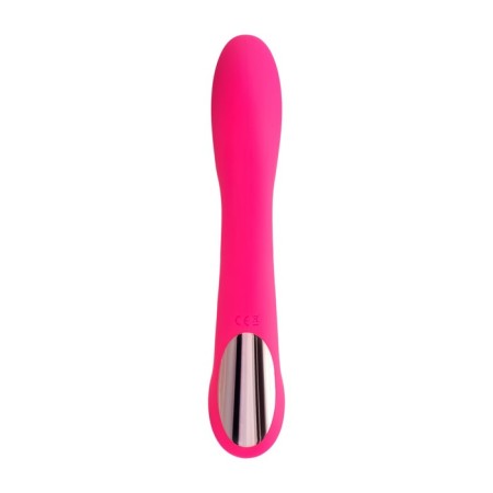 Unrealistic vibrator Jos Twig, 5 modes, silicone, pink color, 20.5 cm, D 3.4 cm-11
