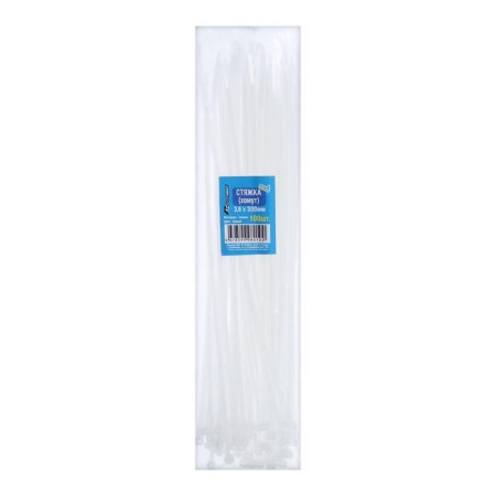 Nylon clamp 3.6x300, white, set 100 pcs-1