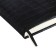 Dated diary 2024 A5 176 sheets, Devente.grande, firm artificial leather cover, stamping foil, lies, cream block 70 g/m2, black