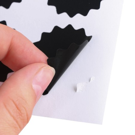 The stickers are waterproof, a set of sheets 5 pcs., Cretaceous marker, diameter 1 stickers - 38 mm-6