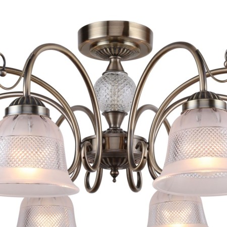 Vetus chandelier, 8x40W E14, bronze color-2
