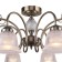 Vetus chandelier, 8x40W E14, bronze color
