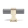 Handle button Cappio PK117, color graphite