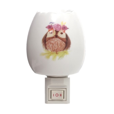 Lamp "Aunt Owl" 1x7W E11 White 6x7x11cm-8