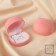 Velvet case for a pendant/earrings/rings "Button" 5.3 × 5 × 3.3 cm, pink color