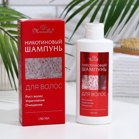 Hair growth shampoo nicotine Mirrolla, 150 ml