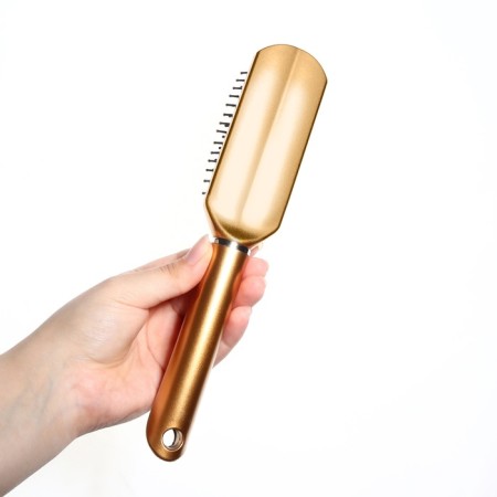 Massage comb, 4.5 × 23 cm, golden color-6