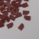 Decor for the work of acrylic "Chocolate Tile" set of 60 pcs 1.2x0.7 cm