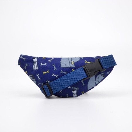 Board children's belt on a zipper, blue color-1