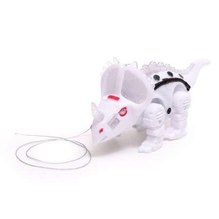 Triceratops dinosaur, works on batteries, mix-3