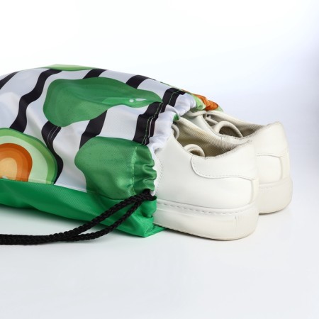 Back for shoes on the lace, white/green color-3