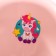 Children's lining - Sitting on the toilet "Bear" anti -slip, pink color