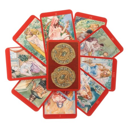 Mini-cards of the Tarot "Sexual Magic", for beginners, 80 cards, 5.8x8.9 cm, instructions QR code-2