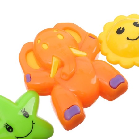 Stretching to a stroller/crib "Elephants", 3 toys, color mix, crush me-1