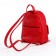 Women's backpack city, Textura, red color