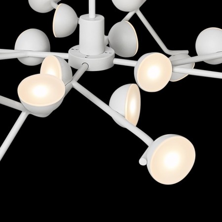 Suspended chandelier Mantra Adn, Led, 3960lm, 3000k, 350 mm, matte white color-4
