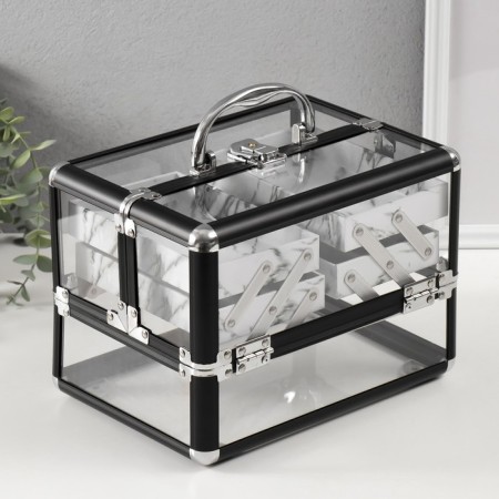 Casket Plastic Metal Carcass "Black matte" 18x25x18 cm