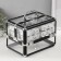 Casket Plastic Metal Carcass "Black matte" 18x25x18 cm