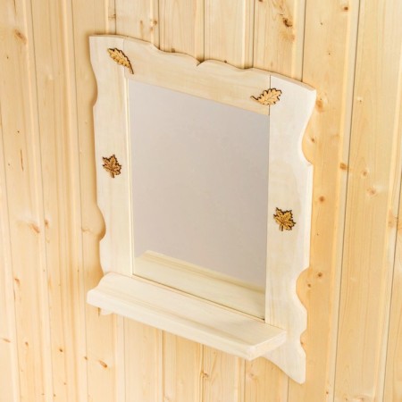 Mirror with a shelf, 55x43 cm-1