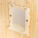 Mirror with a shelf, 55x43 cm