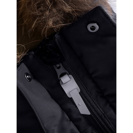 Park for the boy winter, height 116 cm, black color-5