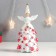Souvenir Polystone "New Year's Angel with a Christmas tree and New Year's balls" 18x8.5x8.5 cm