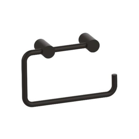 IDDIS petite toilet paper holder, without a lid, black matte