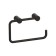 IDDIS petite toilet paper holder, without a lid, black matte