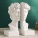 Holder-stand for the books "Bust of David" set 2pcs, 25cm, white