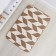 Bath and toilet rug of the Dolyan "Rally", 40 × 60 cm, brown color