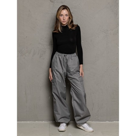 Dressed pants for children, height 164 cm, color gray melange