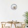Wall clock, series: kitchen, "cherry", discrete move, d-24.5 cm