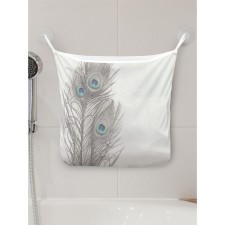 Organizer in a bath on the suction cups “Three Peacocks”, for storing toys and trifles, size 33x39 cm
