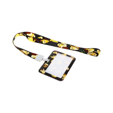 Badge horizontal, external, 100 x 80mm, internal 52 x 82mm, tape 42 cm, lazy-3