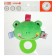 The rattle is soft with the burster "Frog", I crush me