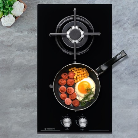 Hon surface Delvento V30N20S011, gas, 2 burners, black-4